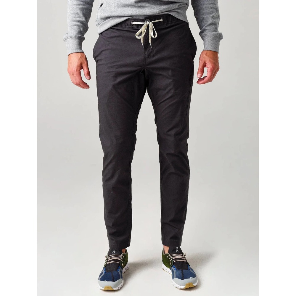 Vuori Ripstop Climber Pants Mens Size Large Performance Pull On Gusseted Tapered